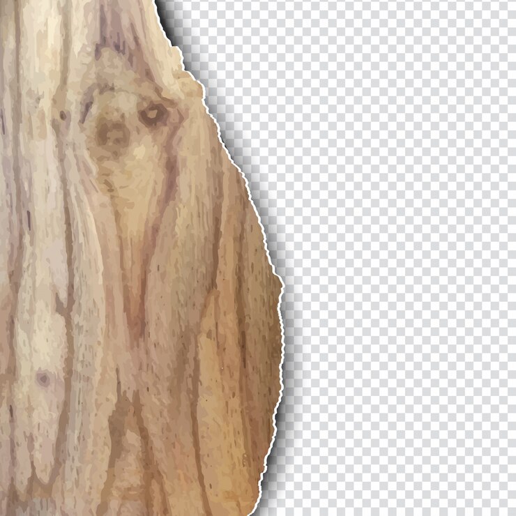 Free Vector ripped paper style wooden texture
