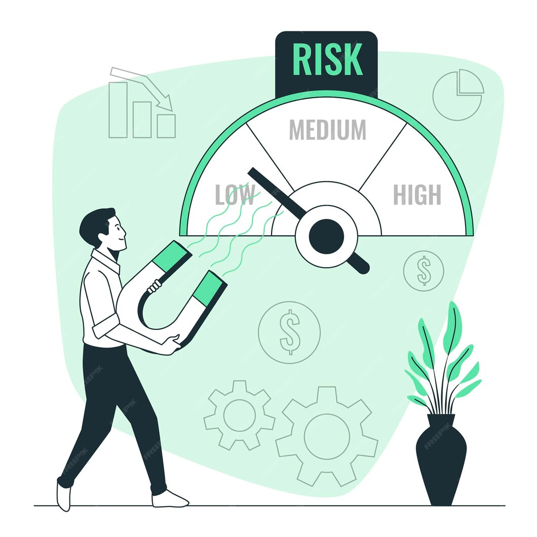 Free Vector | Risk management concept illustration