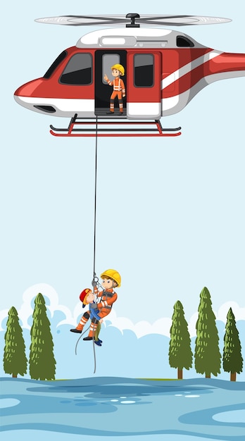 Rope rescue Vectors & Illustrations for Free Download