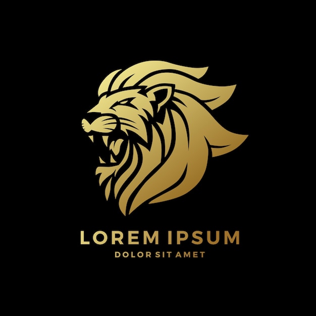 Roaring lion logo