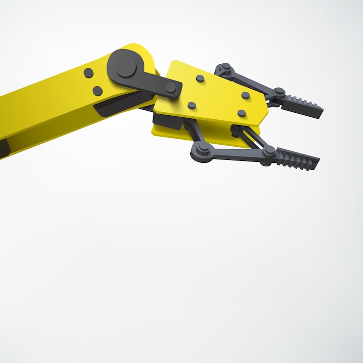 Free Vector robot arm 3d