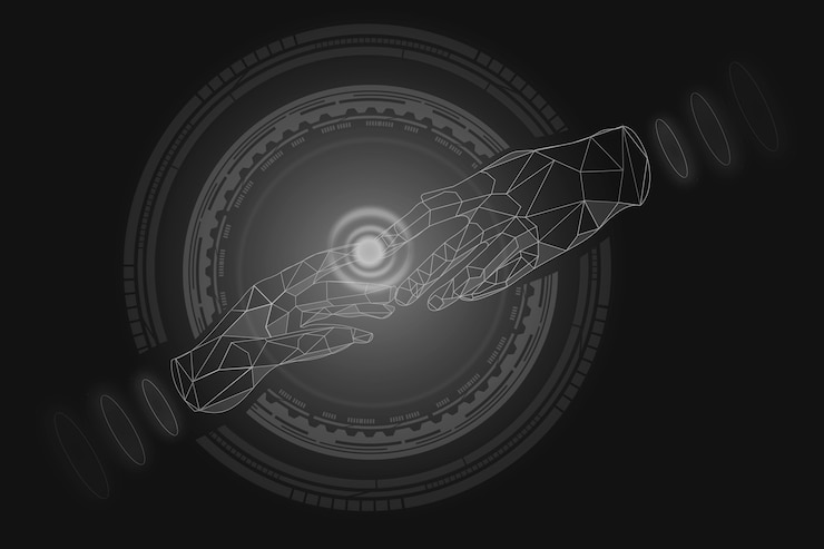 Free Vector robot to human
