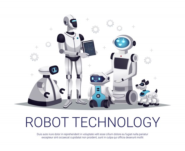 Robot technology illustration