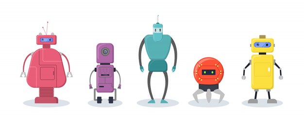 Robotic characters set
