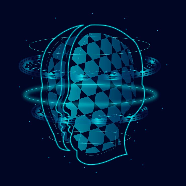 Free Vector robotic mind