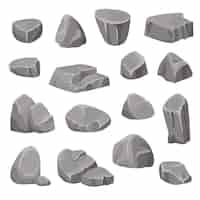 Бесплатное векторное изображение Камни и камни
