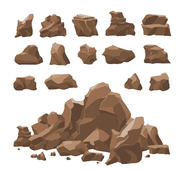 Rocks set realistic