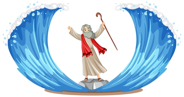 Free vector the rod of god the staff of moses