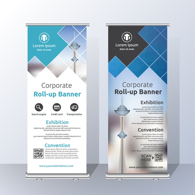 Roll up template design