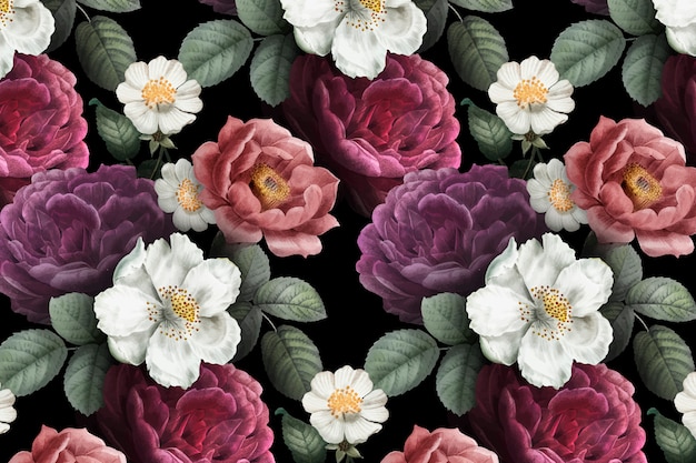 Romantic floral background