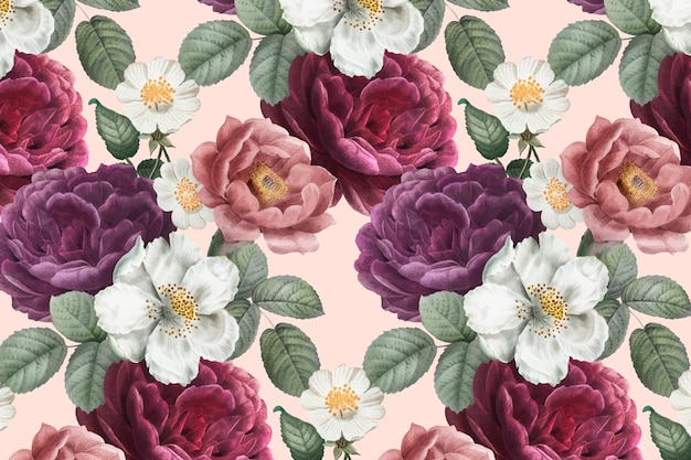 Romantic floral background