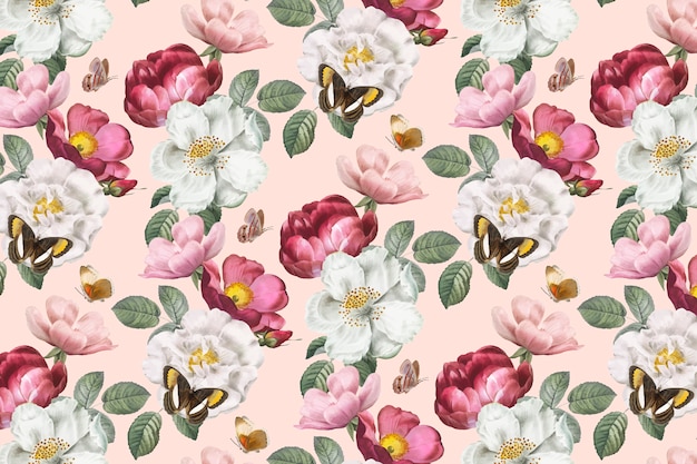 Romantic floral background