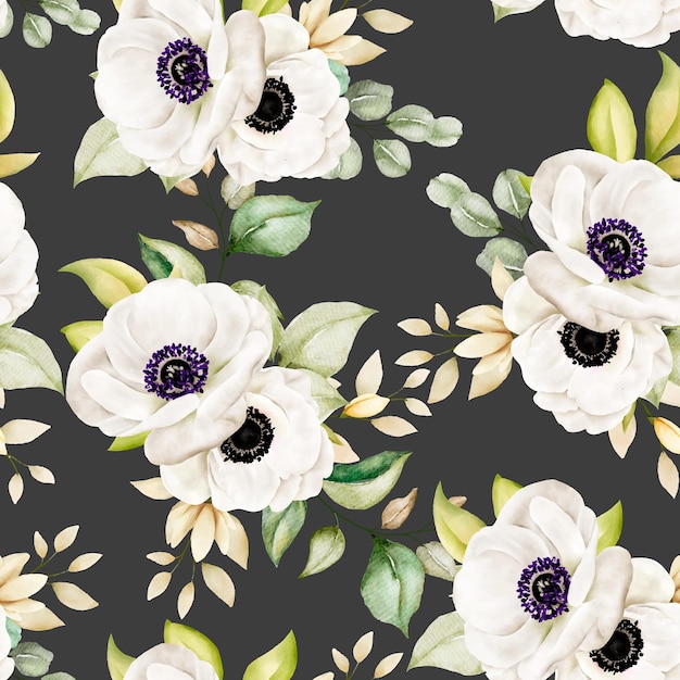 Romantic floral seamless pattern