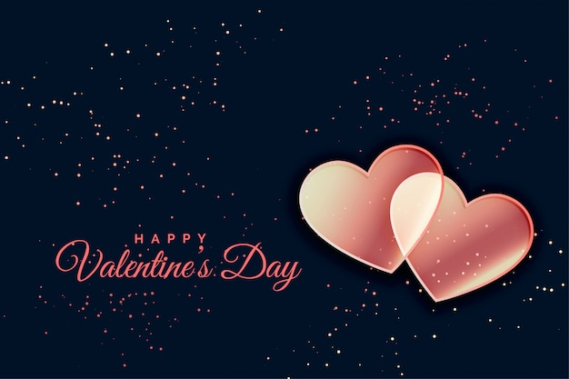 Romantic hearts background for valentines day