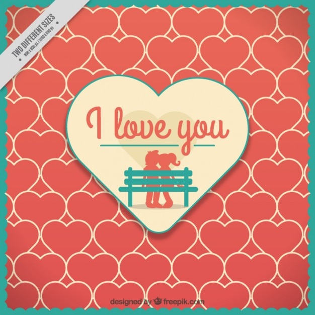 Free vector romantic love background