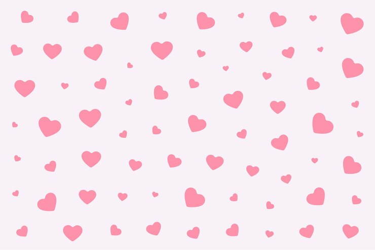 無料Vector ロマンチックなハートパターン - 結婚式や結婚記念日