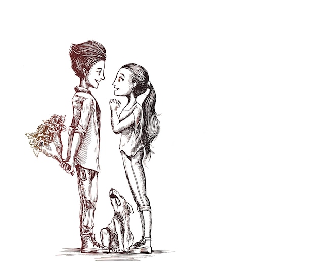 A quick sketch on propose day by deepaksketchme on DeviantArt