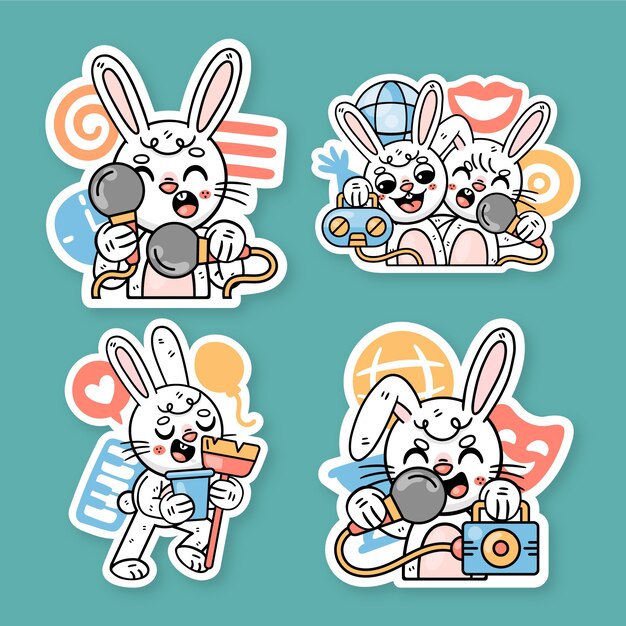 ロニー・ザ・バニー カラオケスタンプセット