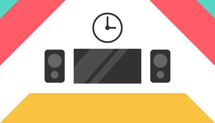 Free Vector room decoration design