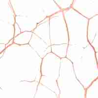 Free vector rose gold japanese kintsugi pattern design