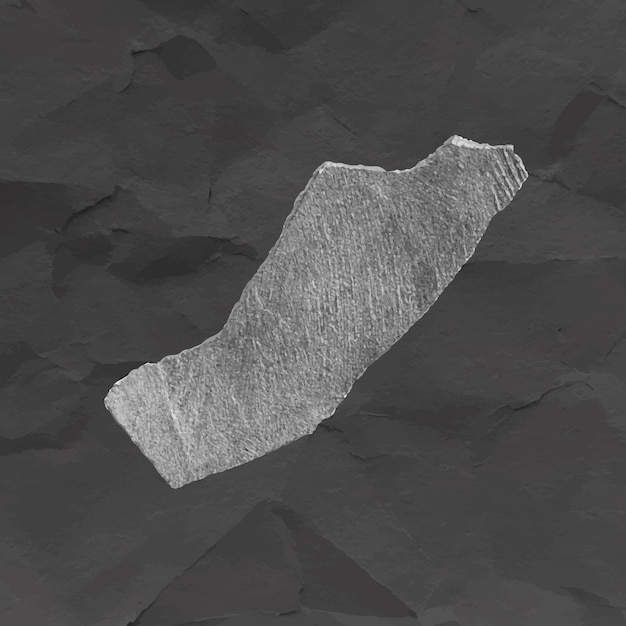 Vettore gratuito elemento di disegno di struttura grigia ruvida su vettore di sfondo di carta rugosa