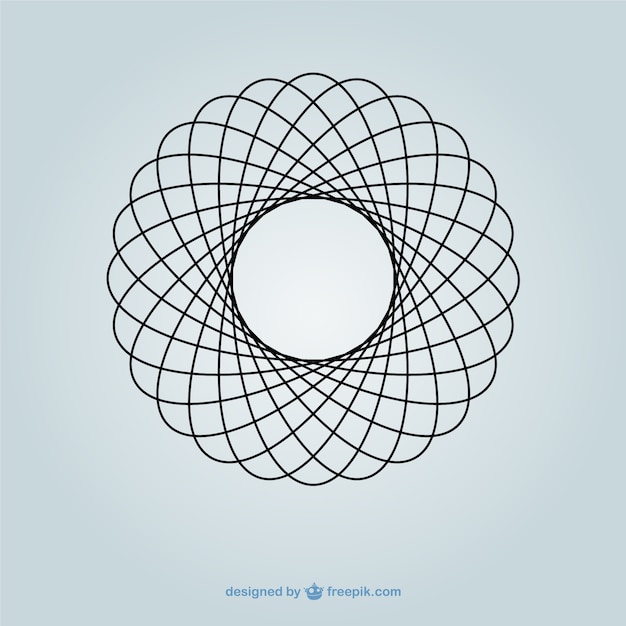 Free vector roun geometric logo
