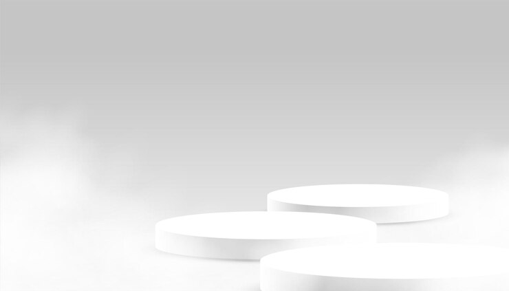 Бесплатный Вектор круглый 3d подиум для презентации продукта