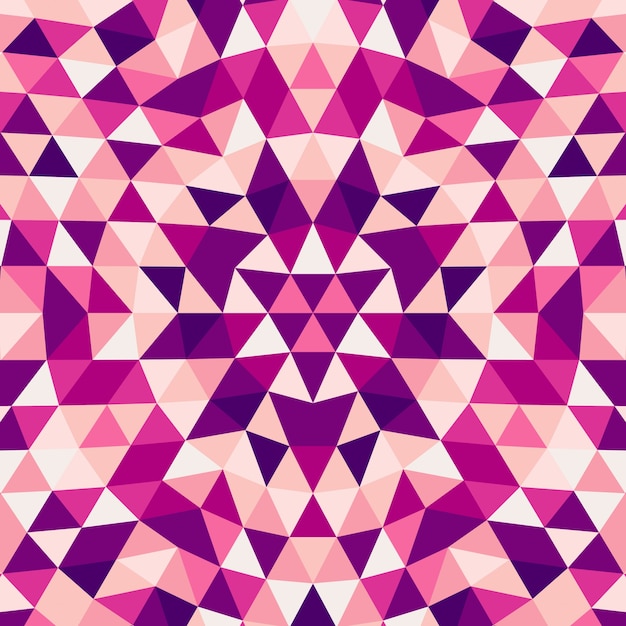 円形抽象幾何学三角形万華鏡の曼荼羅の背景 - 色の三角形からベクトルパターンのグラフィックアート