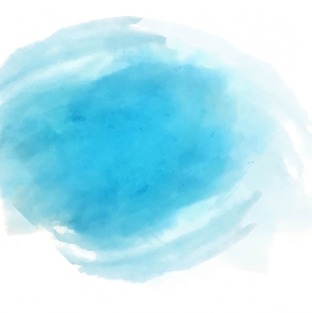 Free vector round blue watercolor texture
