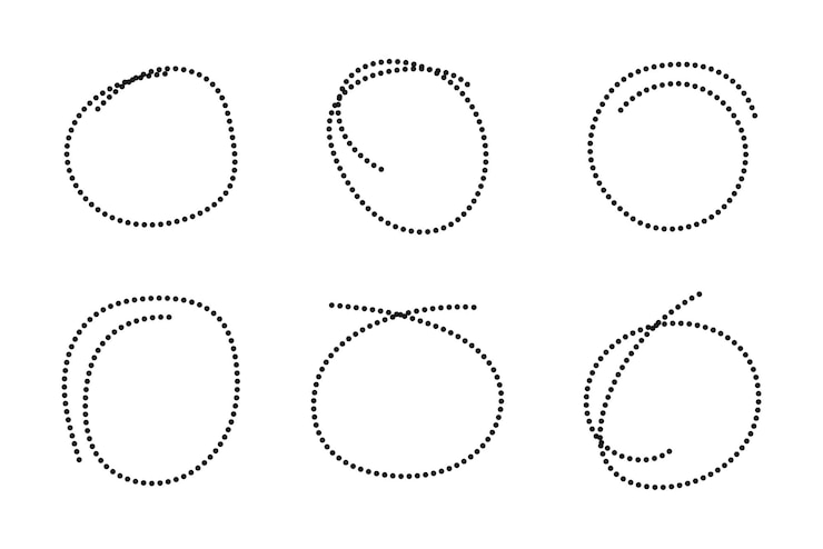 Free Vector round brushes 8