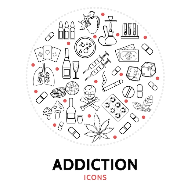 Free vector round composition with addiction elements