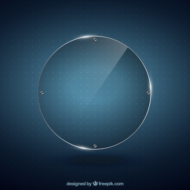 Free vector round crystal