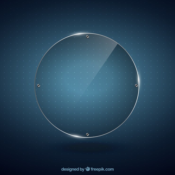 Free Vector round crystal