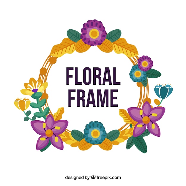 Round Floral Frame Images - Free Download on Freepik