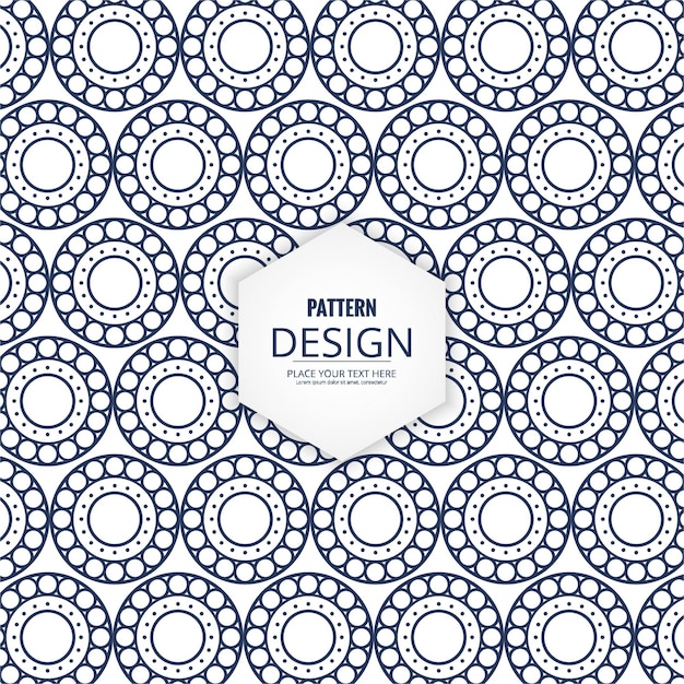 Free vector round geometric pattern