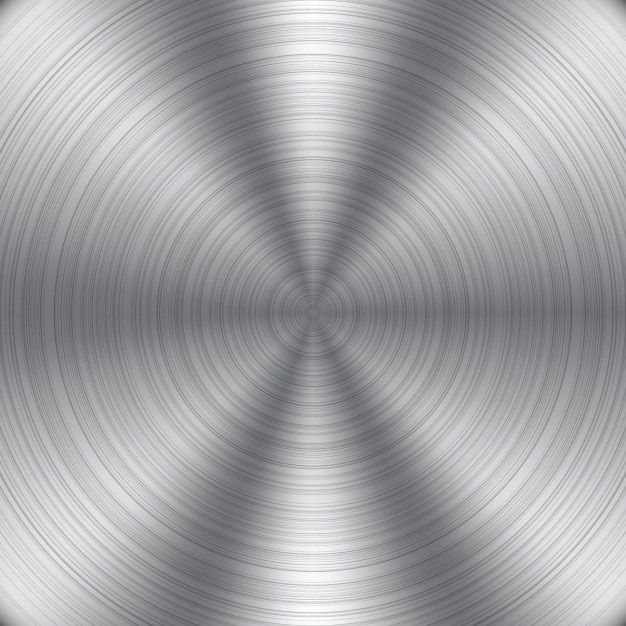 Free vector round metal background