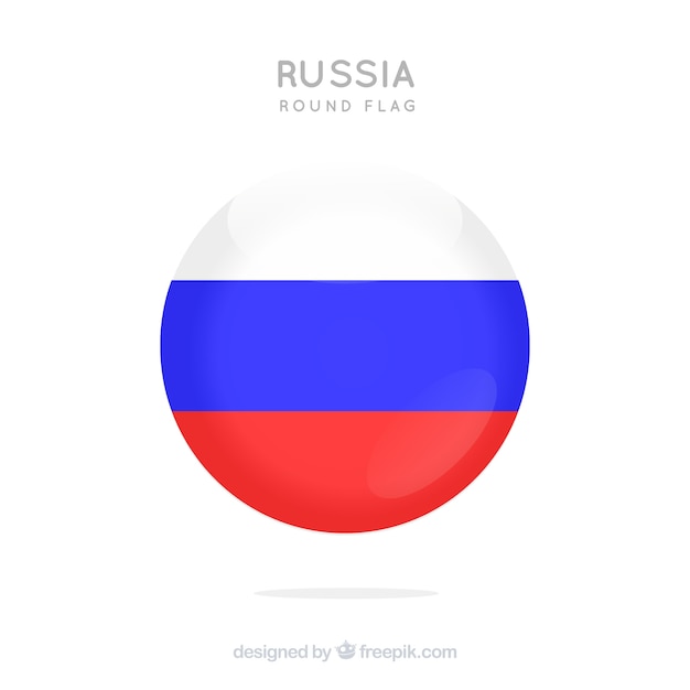 Free Russia Flag Circular SVG, PNG Icon, Symbol. Download Image.