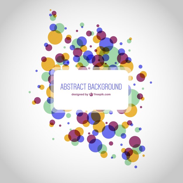 Round shapes abstract background 