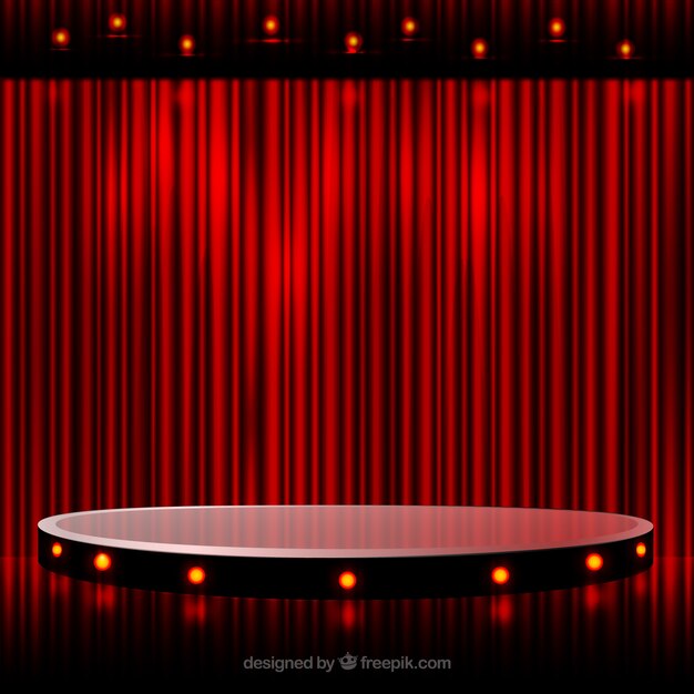 Free Vector | Stage background design