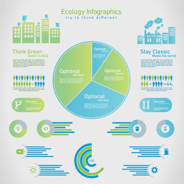 Rounded infographic template