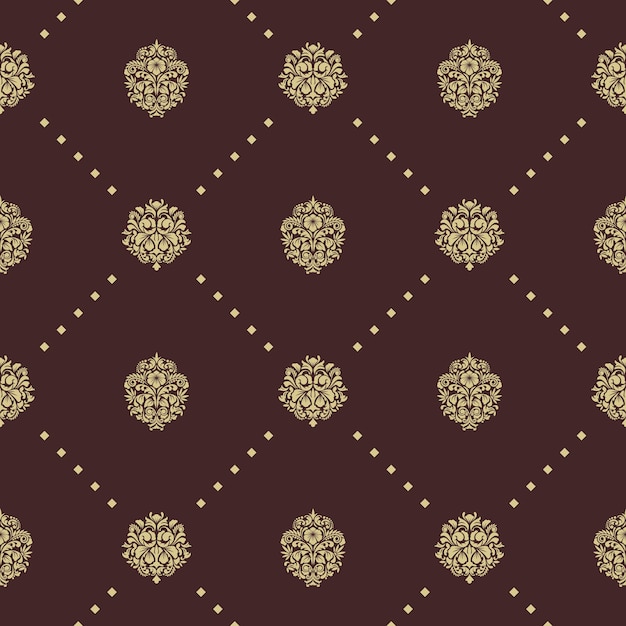 Royal baroque seamless pattern. background decorative ornament,  design