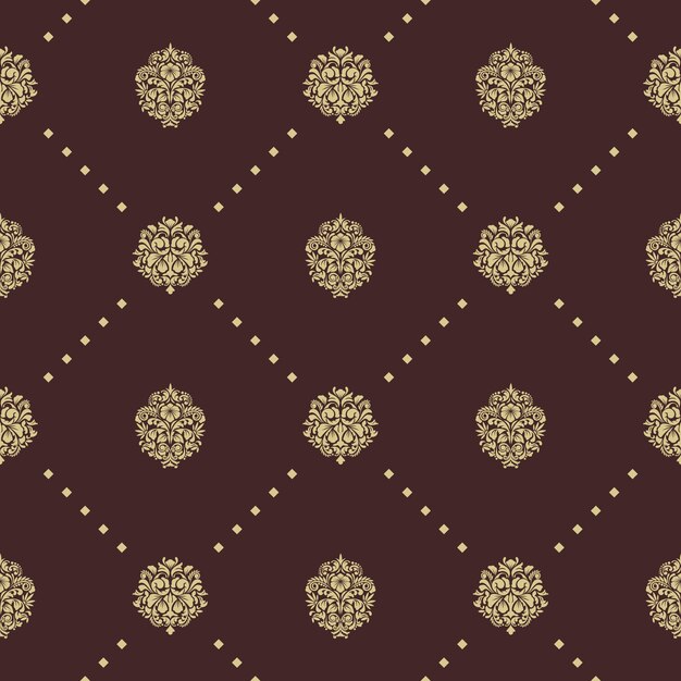 Royal baroque seamless pattern. Background decorative ornament,  design