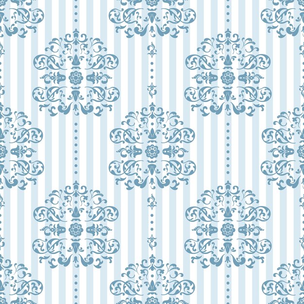 Royal blue and white pattern
