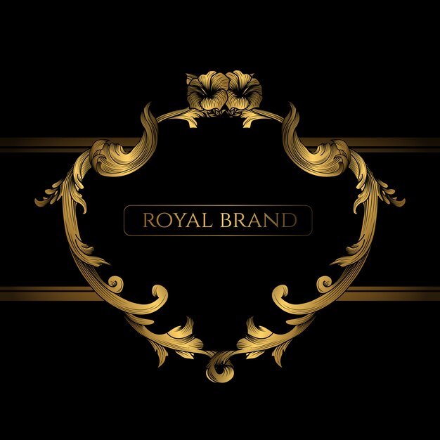 Royal brand background