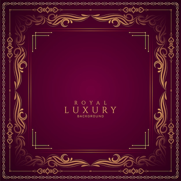 Free Vector | Royal luxury decorative frame