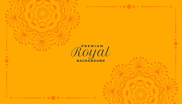 Royal mandala decorative pattern background