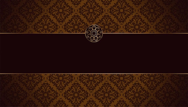 Free vector royal vintage floral background design