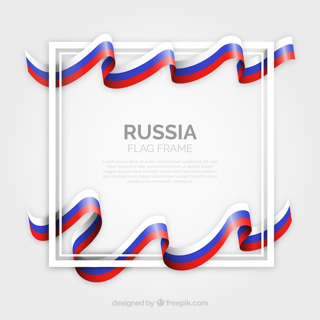 Free vector russia frame