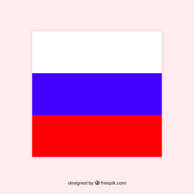 Russian flag background