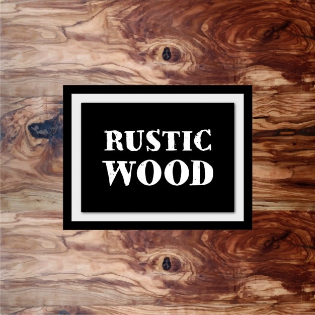 Free vector rustic wooden background design